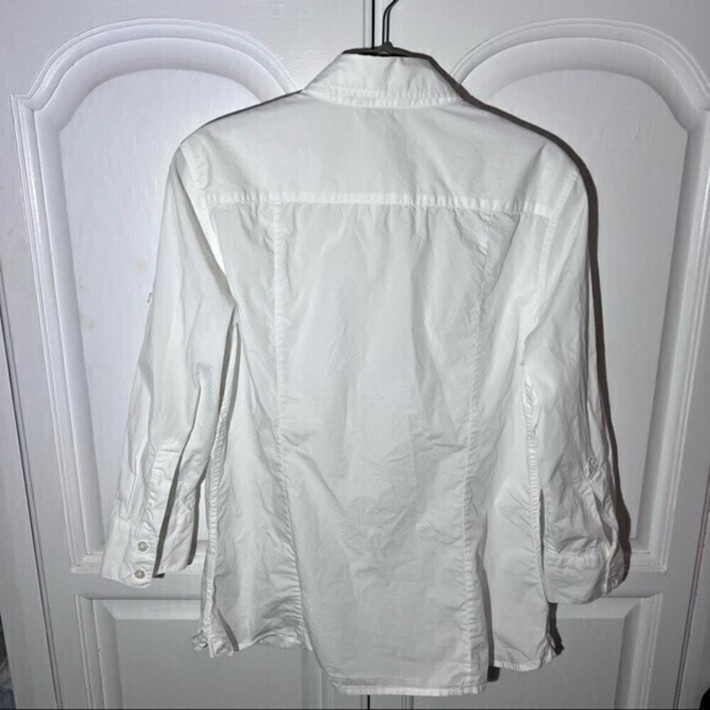 Banana Republic‎ Women’s Button Down Shirt, Top,  with Pocket, Size L - Picture 2 of 5